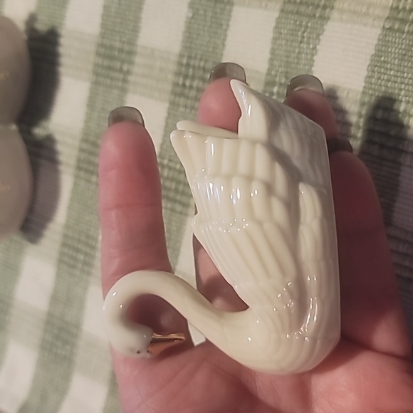 LENOX ivory fine China animal figures trimmed in gold dolphin and elephant left - Picture 12 of 16